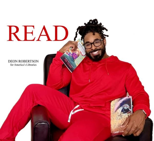 Gospel Singer Deon Robertson Joins Star-Studded Lineup in ALA Celebrity READ Campaign