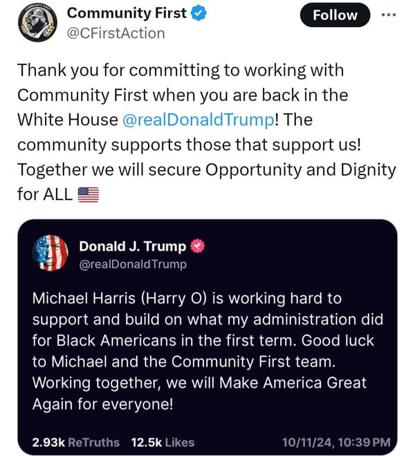 Community First Responded To Trump's Support of Community First