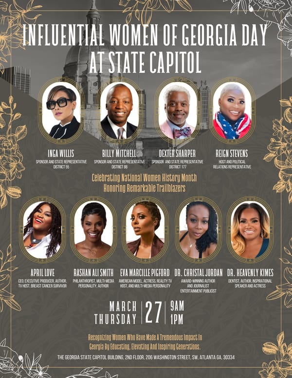 Influential Women of Georgia Day Honors Trailblazers at State Capitol