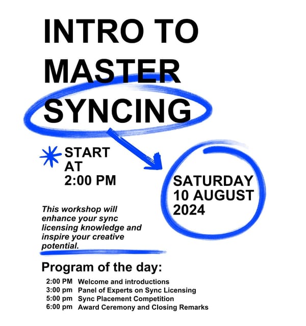 PAQ Publishing Announces "Intro to Master Syncing" Workshop to Educate Artists on Sync Licensing and Connect with Industry Specialists